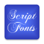 icon android Script Free Font Theme