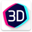 icon android 3D Hologram Background