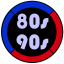 icon android 80s radio 90s radio