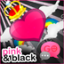 icon android GO SMS Pro Pink&Black Theme