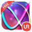 icon android UR 3D Neon Lines Live Theme