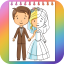 icon android Wedding Coloring Pages
