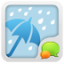 icon android GO SMS Pro Rainy day Theme