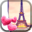 icon android Cute Paris Live Wallpaper