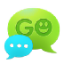 icon android GO SMS Theme Blue Butterfly