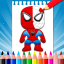 icon android Super hero Coloring Pages