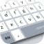 icon android Stylish White Keyboard