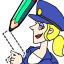 icon android Draw Happy Police