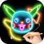 icon android Learn to Draw Glow Cartoon