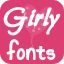 icon android Girly Fonts