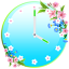 icon android Flowers Clock Widget