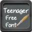 icon android Teenager Font Style