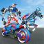 icon android US Police Horse Robot Bike Transform Wild Cop Game