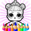 icon android Surprise Dolls Coloring Pages LOL Cartoons