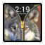 icon android zipper lock screen - wolf