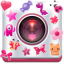 icon android Cute Girl Stickers Photo Booth