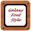 icon android Galaxy Font Style