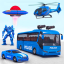 icon android Bus Robot Transform Battle