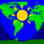 icon android Daylight World Map