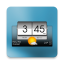 icon android 3D flip clock & weather