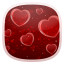 icon android Delicate Hearts Free LWP