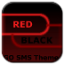 icon android GO SMS Red Black Neon Theme