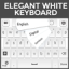 icon android GO Keyboard Elegant White Theme