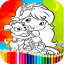 icon android Coloring Strawberry Shortcake Games