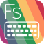 icon android Flat Style Colored Keyboard