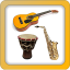 icon android Music instruments and sounds