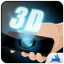 icon android 3d hologram camera simulator