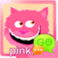 icon android GO SMS Pro Pink Cat Theme