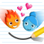 icon android Love Balls Draw: Fire Boy Ice Girl – Cut the Rope