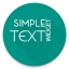 icon android Any Text Widget